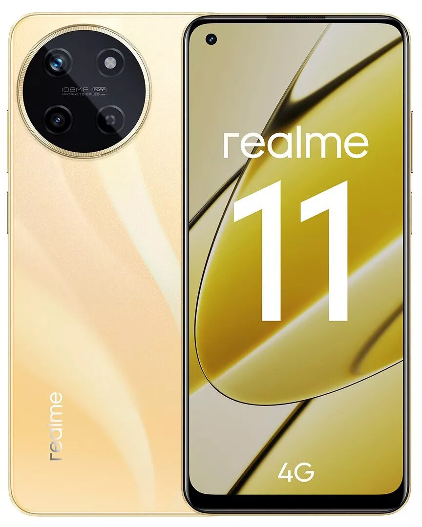 Смартфон Realme 11, 8/256 ГБ, 2 nano SIM, золотой